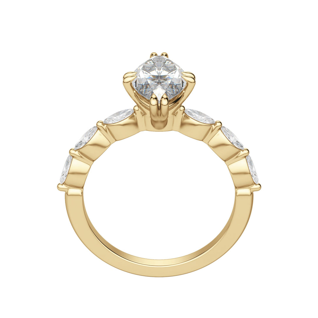 FREY MARQUISE CUT MOISSANITE ENGAGEMENT RING