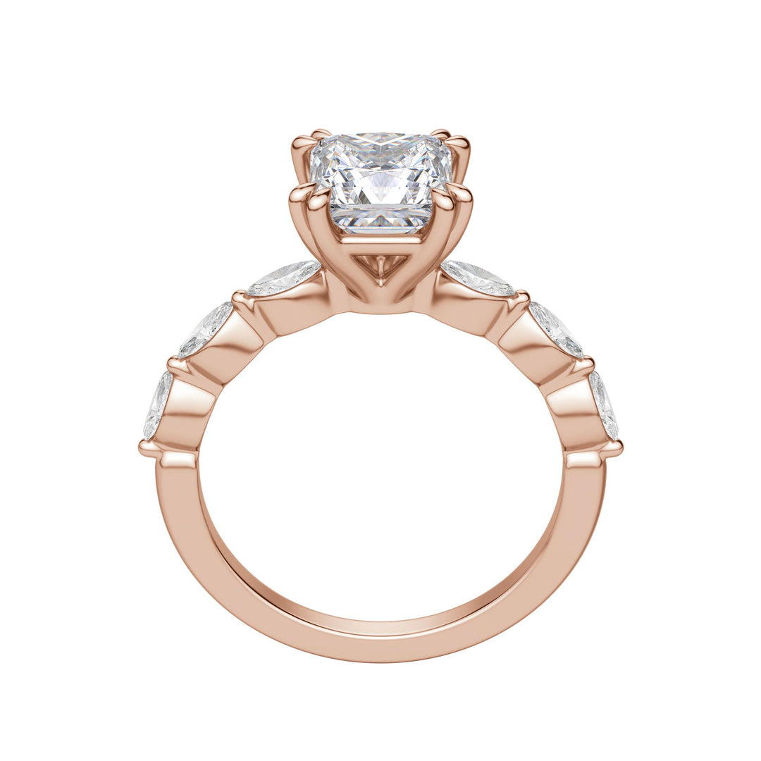 FREY PRINCESS CUT MOISSANITE ENGAGEMENT RING