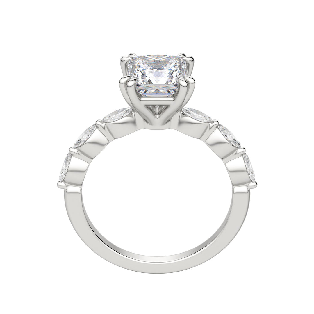 FREY PRINCESS CUT MOISSANITE ENGAGEMENT RING