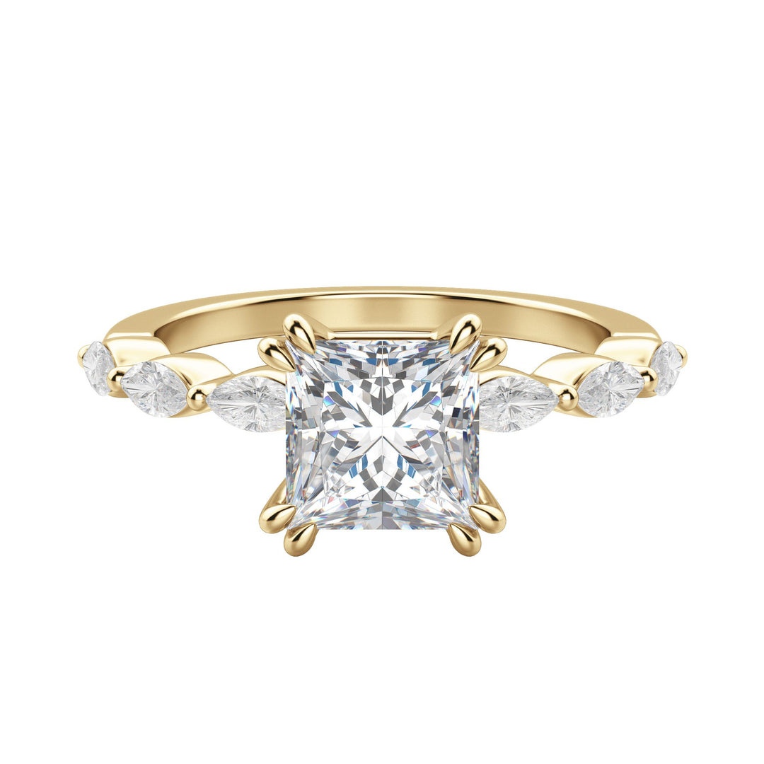 FREY PRINCESS CUT MOISSANITE ENGAGEMENT RING