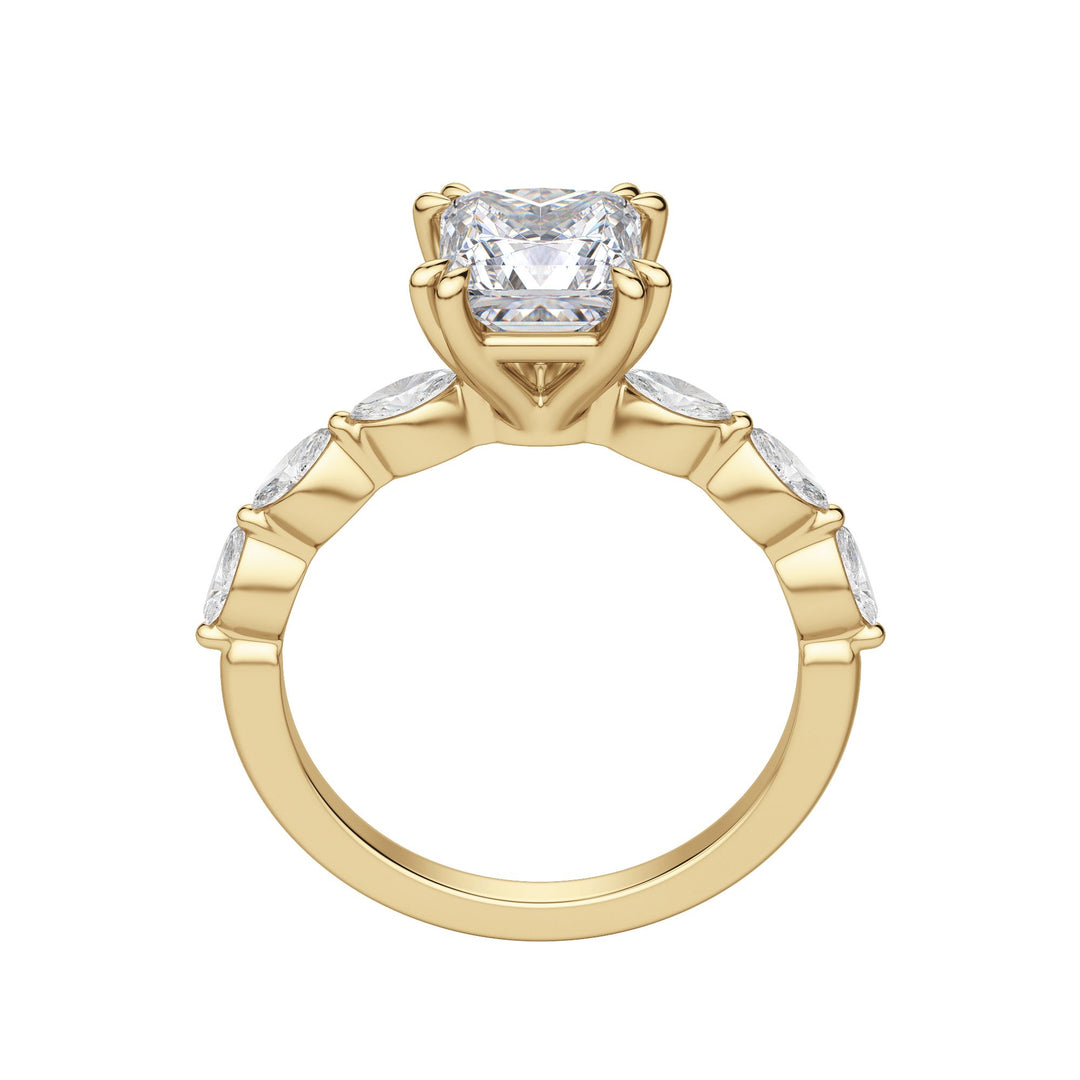 FREY PRINCESS CUT MOISSANITE ENGAGEMENT RING