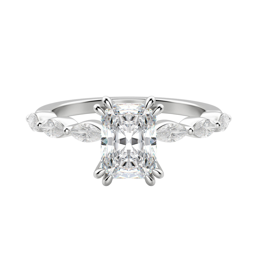 FREY RADIANT CUT MOISSANITE ENGAGEMENT RING