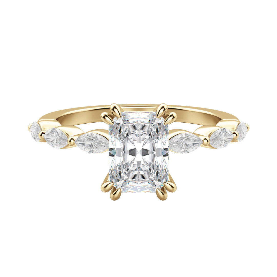 FREY RADIANT CUT MOISSANITE ENGAGEMENT RING