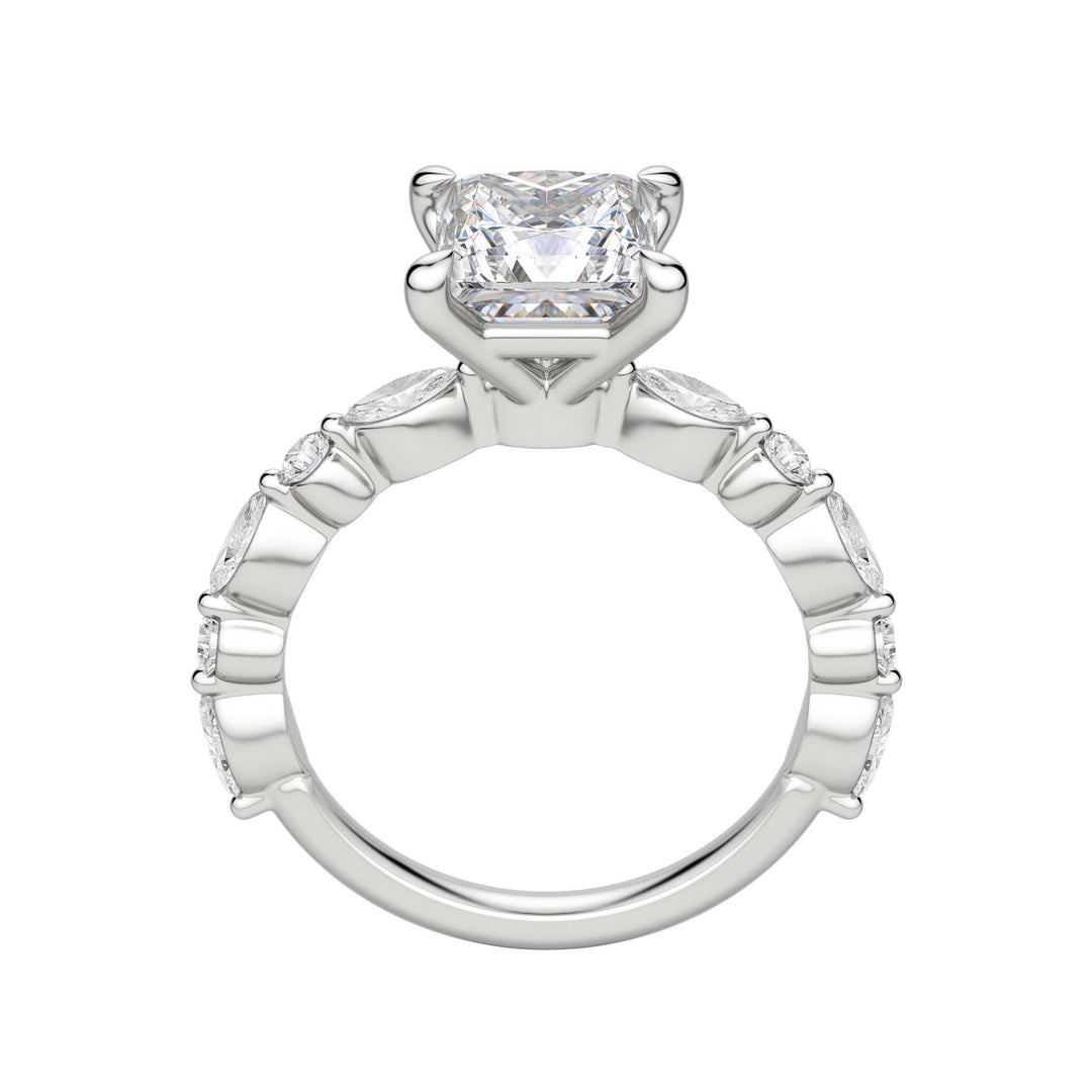 GAIA PRINCESS CUT MOISSANITE ENGAGEMENT RING