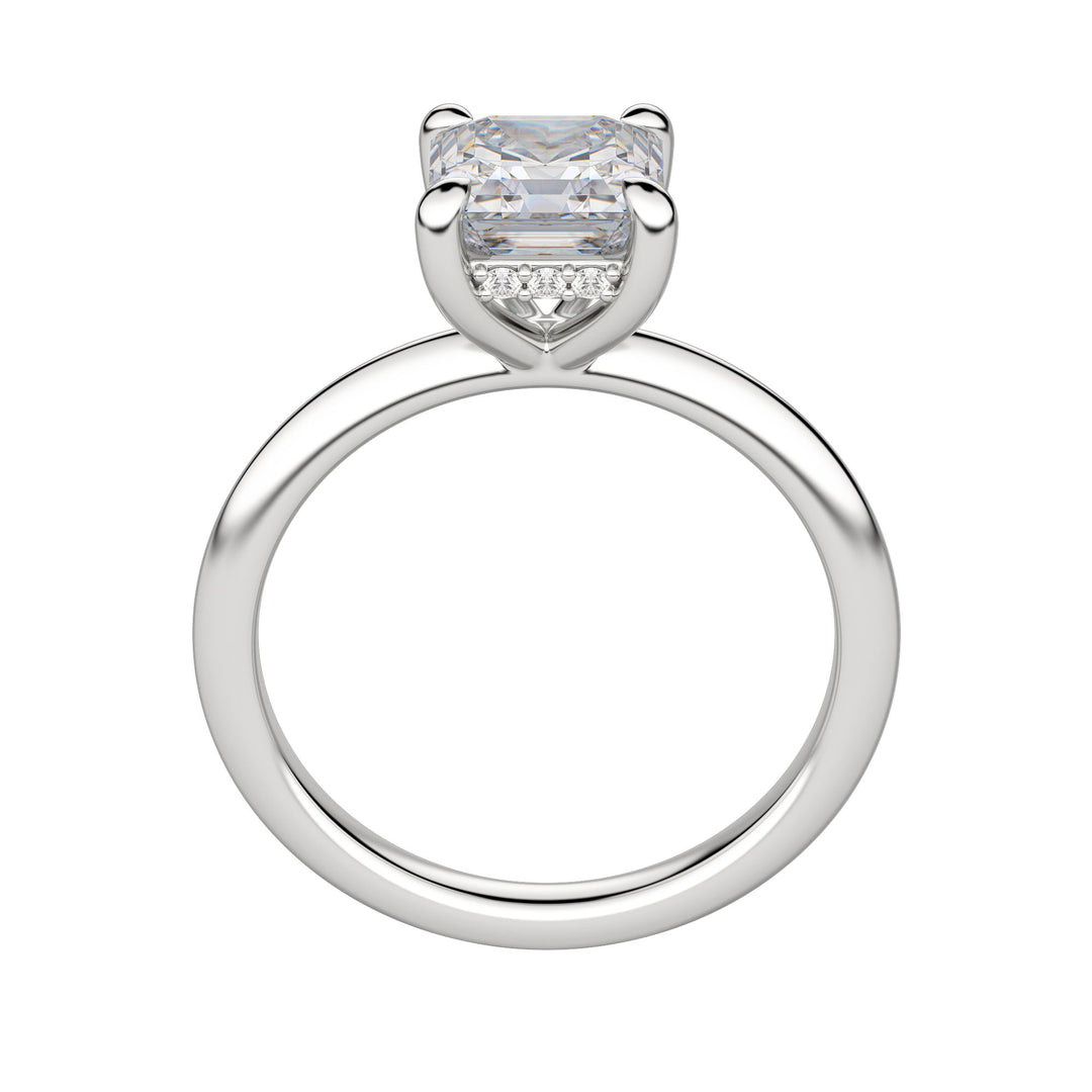 HERA CLASSIC ASSCHER CUT MOISSANITE ENGAGEMENT RING