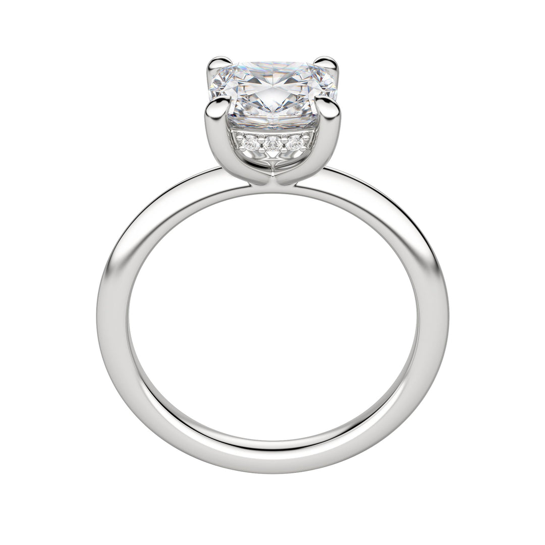 HERA CLASSIC CUSHION CUT MOISSANITE ENGAGEMENT RING