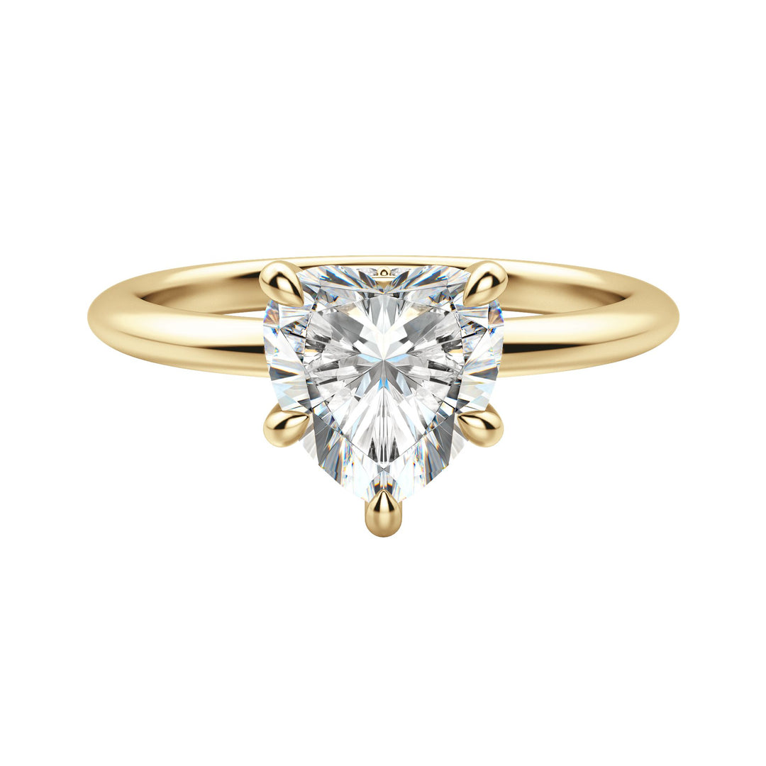 HERA CLASSIC HEART CUT MOISSANITE ENGAGEMENT RING