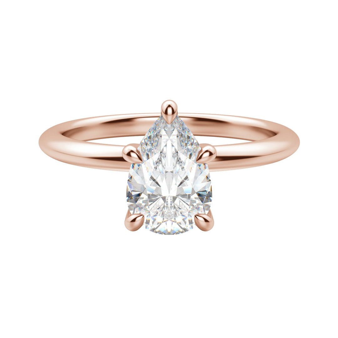 HERA CLASSIC PEAR CUT MOISSANITE ENGAGEMENT RING