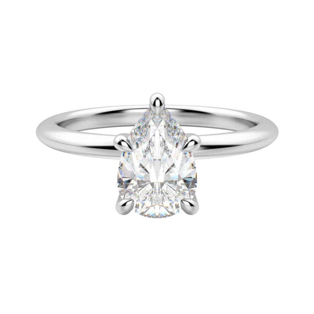 HERA CLASSIC PEAR CUT MOISSANITE ENGAGEMENT RING