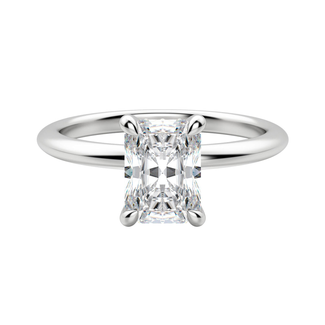 HERA CLASSIC RADIANT CUT MOISSANITE ENGAGEMENT RING