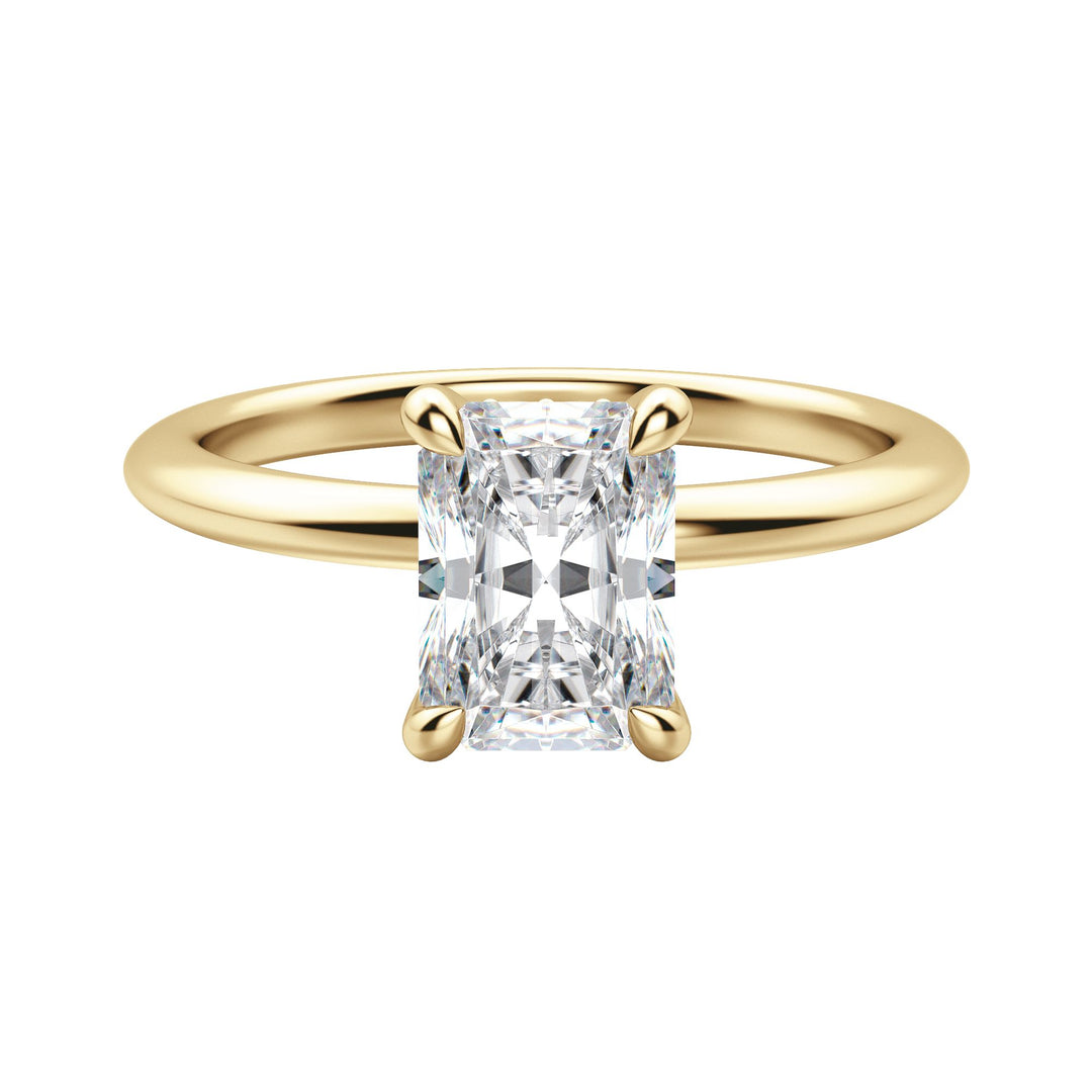 HERA CLASSIC RADIANT CUT MOISSANITE ENGAGEMENT RING