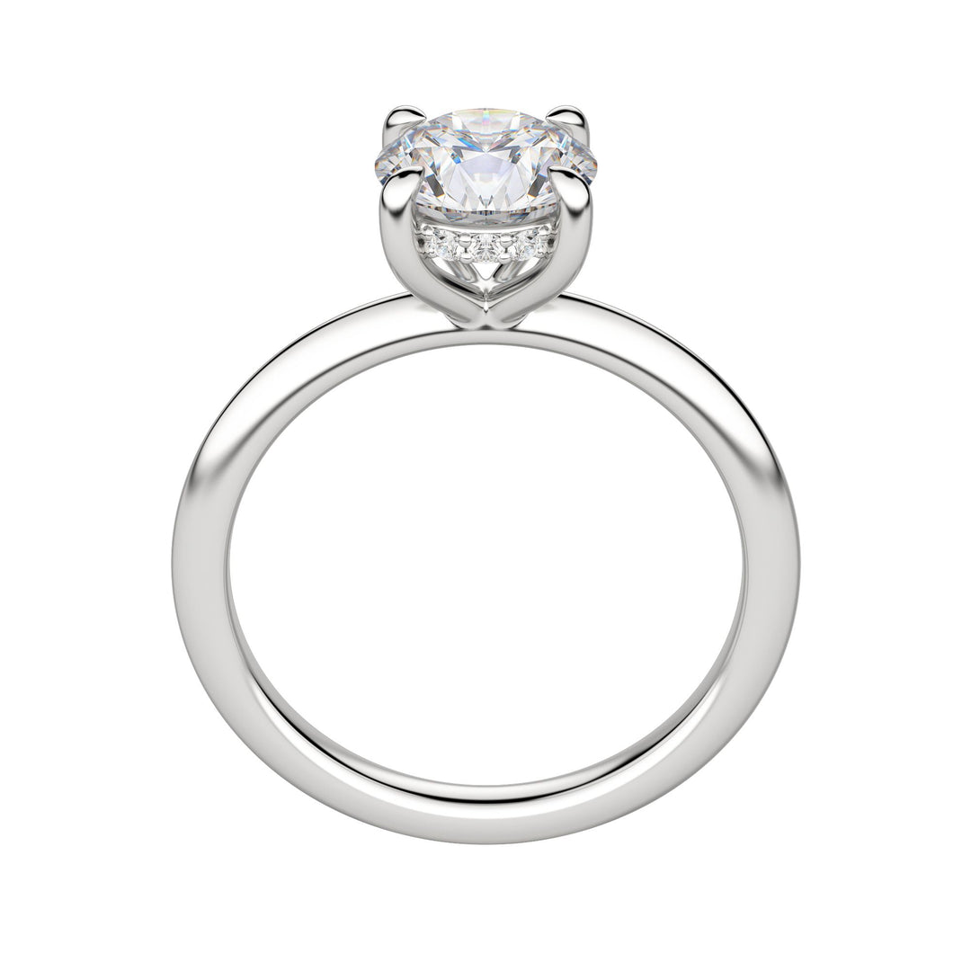 HERA CLASSIC ROUND CUT MOISSANITE ENGAGEMENT RING