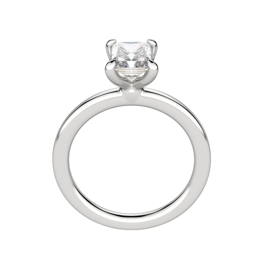 LYRE CLASSIC RADIANT CUT MOISSANITE ENGAGEMENT RING