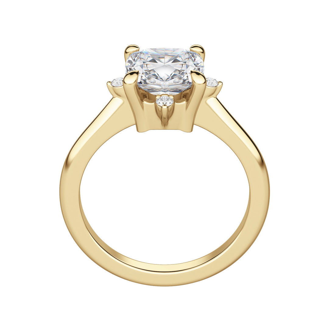 NOVA CLASSIC CUSHION CUT MOISSANITE ENGAGEMENT RING