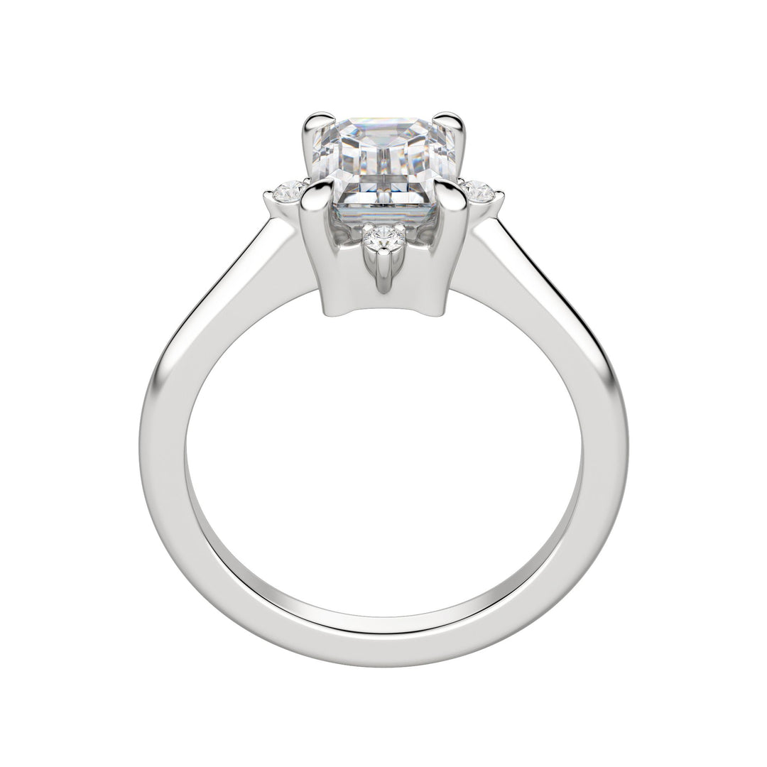 NOVA CLASSIC EMERALD CUT MOISSANITE ENGAGEMENT RING