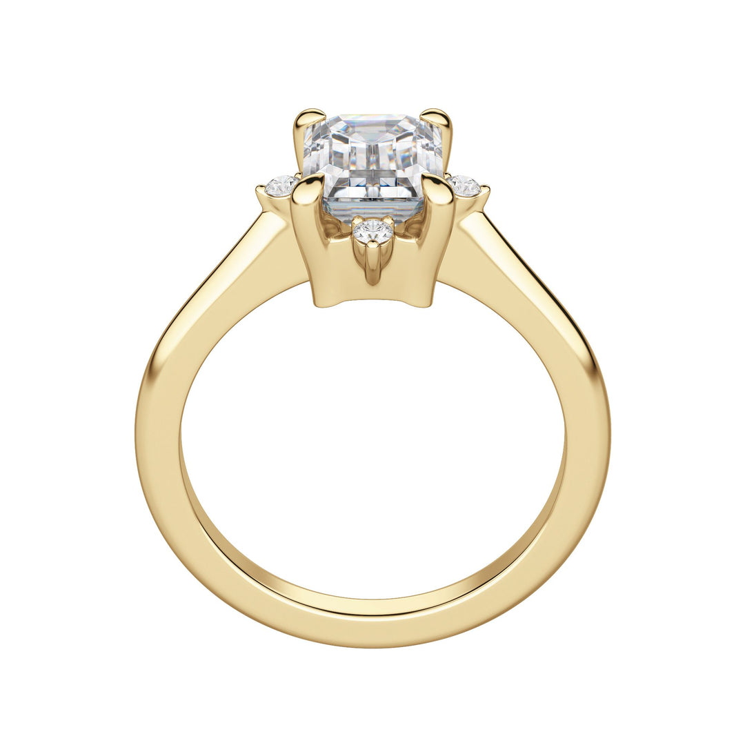 NOVA CLASSIC EMERALD CUT MOISSANITE ENGAGEMENT RING