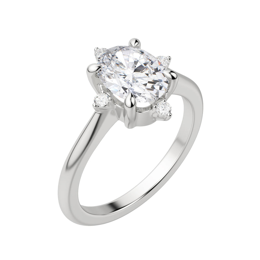 NOVA CLASSIC OVAL CUT MOISSANITE ENGAGEMENT RING