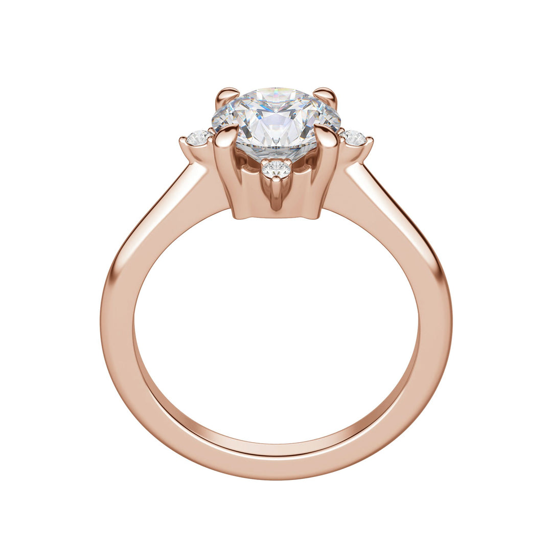 NOVA CLASSIC ROUND CUT MOISSANITE ENGAGEMENT RING