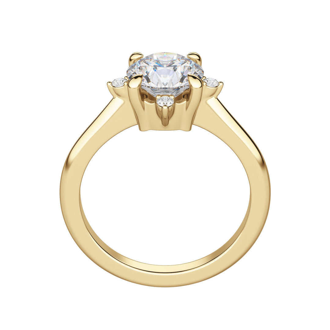 NOVA CLASSIC ROUND CUT MOISSANITE ENGAGEMENT RING