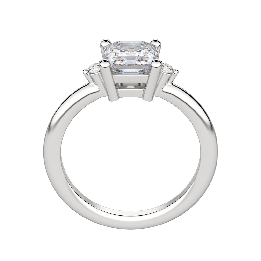 ZARA ASSCHER CUT MOISSANITE ENGAGEMENT RING