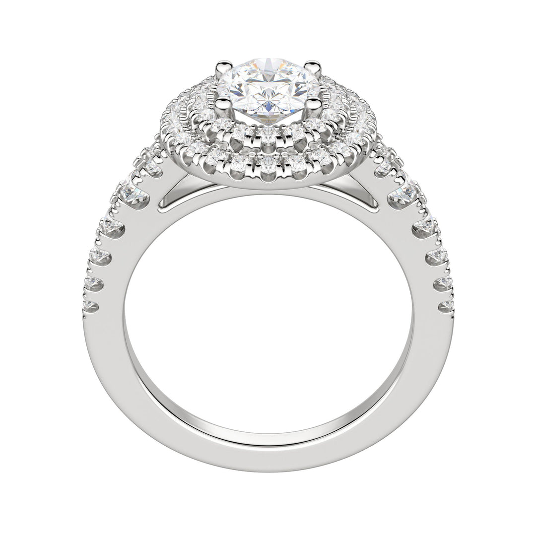 GLOW OVAL CUT MOISSANITE ENGAGEMENT RING