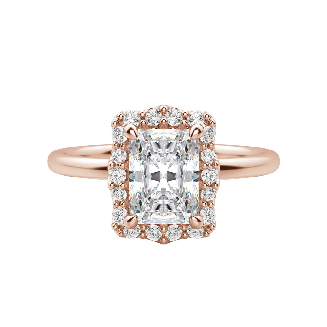 ALTO RADIANT CUT MOISSANITE ENGAGEMENT RING