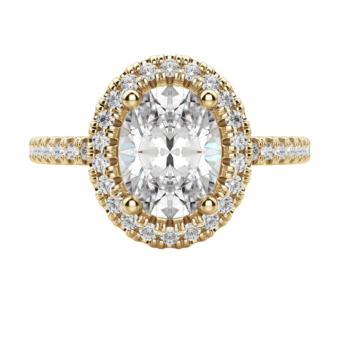 VAIL OVAL CUT MOISSANITE ENGAGEMENT RING