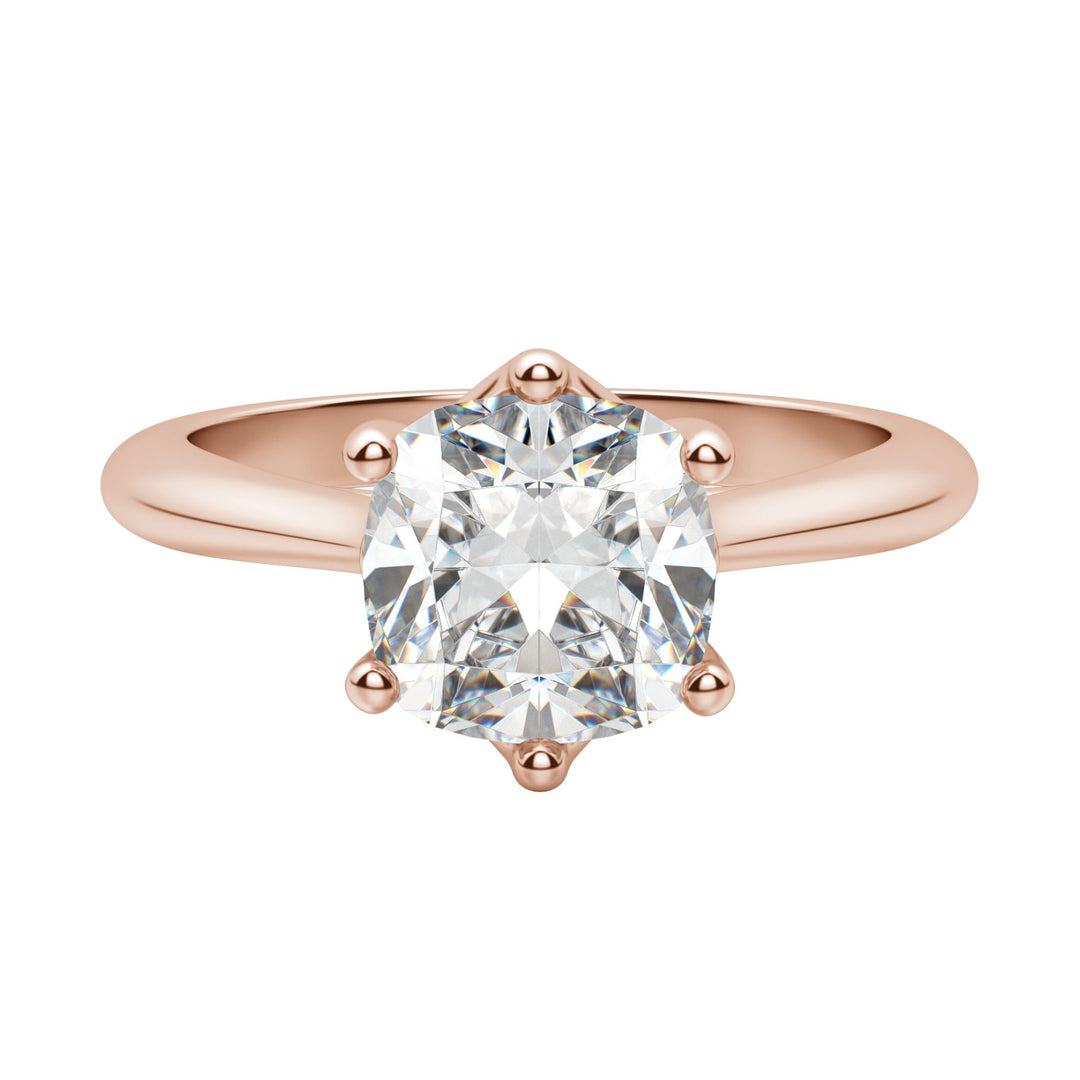 EDIT CLASSIC CUSHION CUT MOISSANITE ENGAGEMENT RING