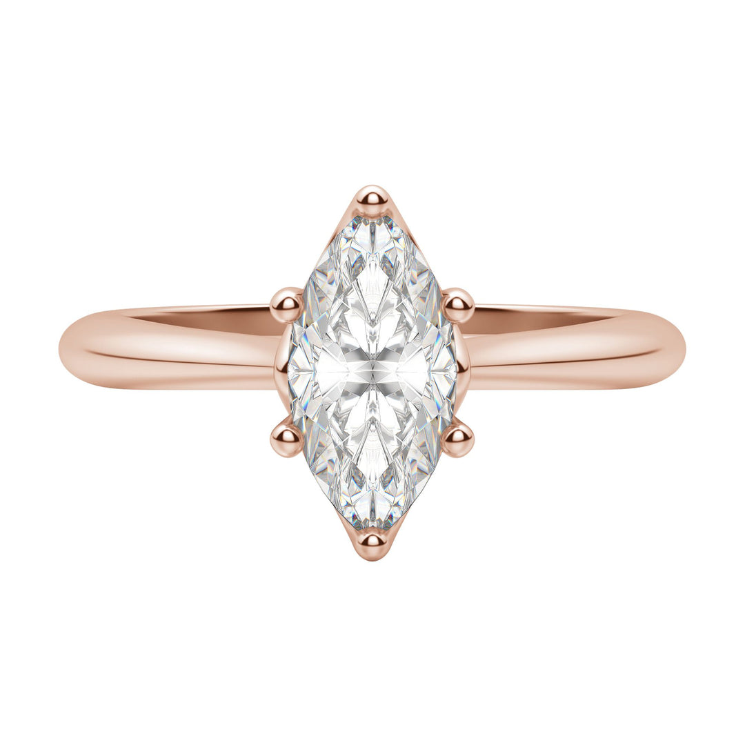 EDIT CLASSIC MARQUISE CUT MOISSANITE ENGAGEMENT RING