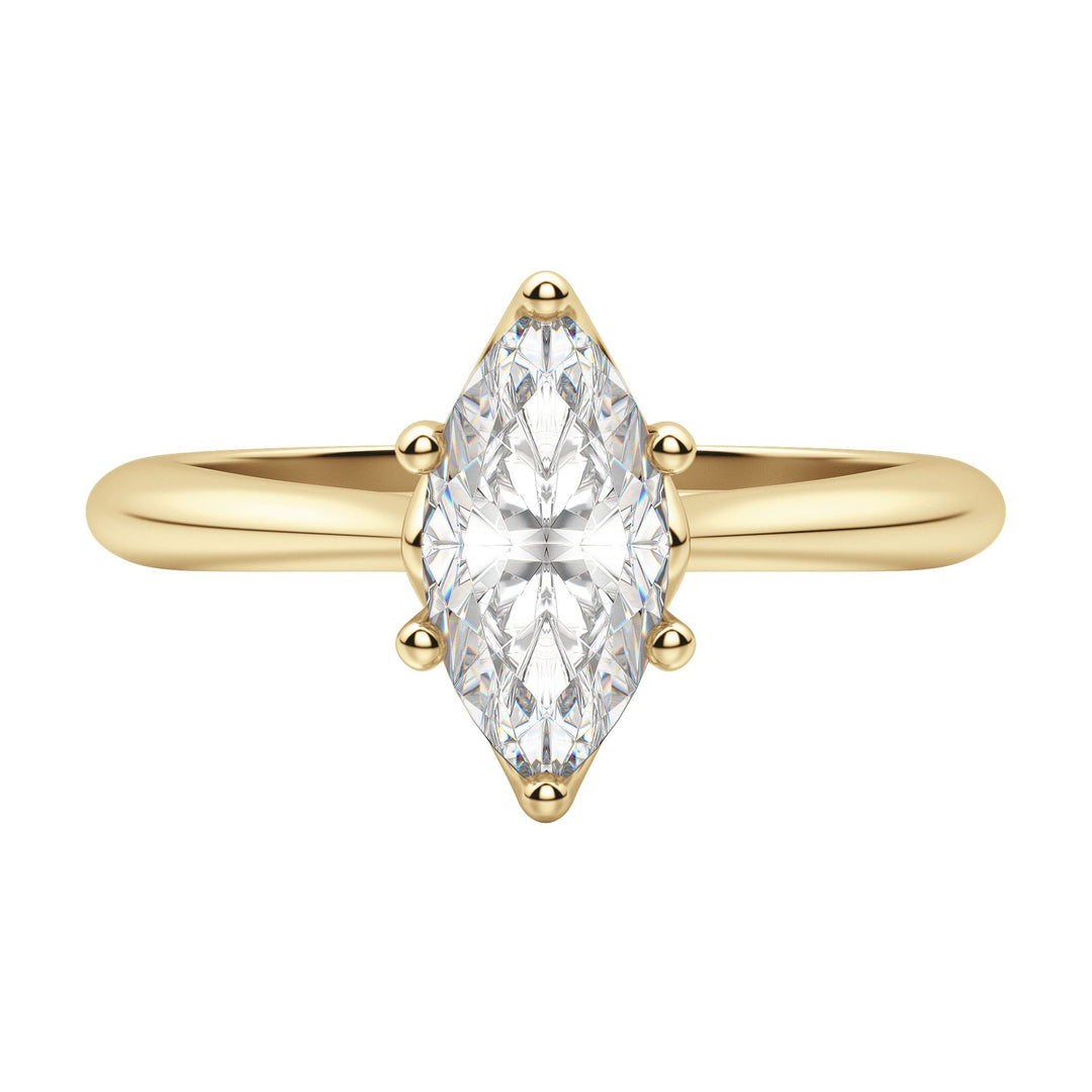 EDIT CLASSIC MARQUISE CUT MOISSANITE ENGAGEMENT RING