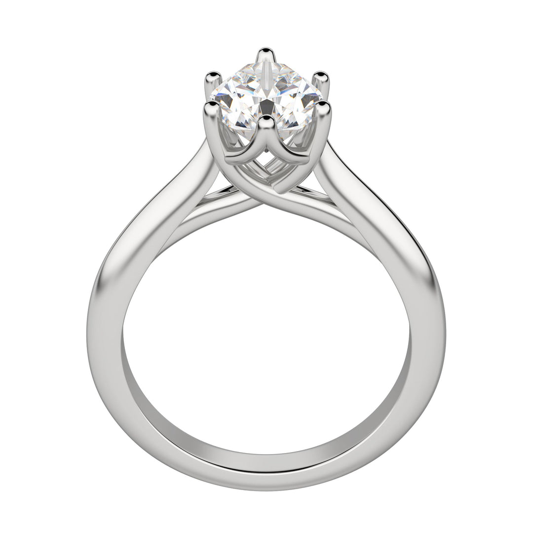 EDIT CLASSIC PEAR CUT MOISSANITE ENGAGEMENT RING