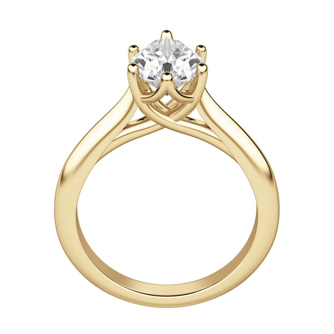 EDIT CLASSIC PEAR CUT MOISSANITE ENGAGEMENT RING