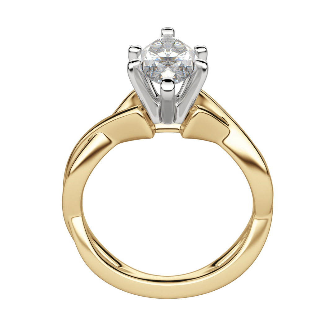 CHIC CLASSIC MARQUISE CUT MOISSANITE ENGAGEMENT RING