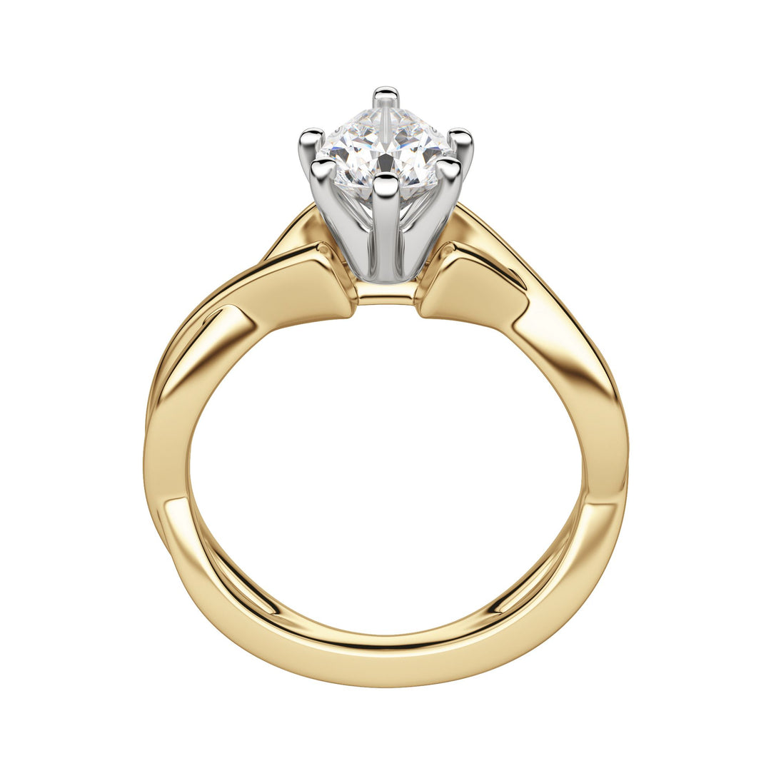 CHIC CLASSIC PEAR CUT MOISSANITE ENGAGEMENT RING