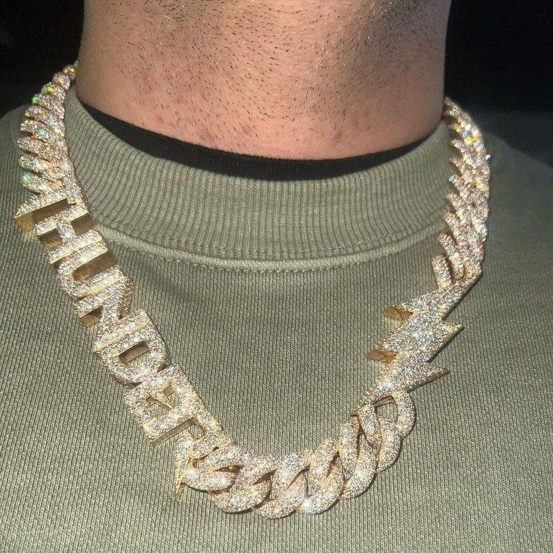 14k gold cuban link chain