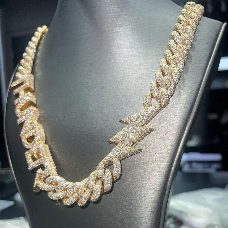 cuban link diamond chain