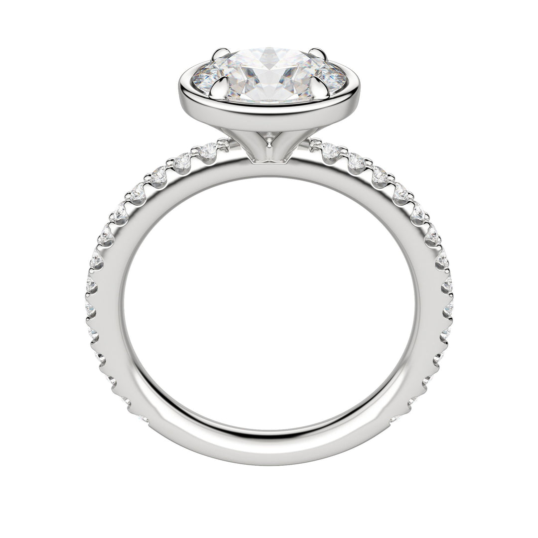 DAHL OVAL CUT MOISSANITE ENGAGEMENT RING