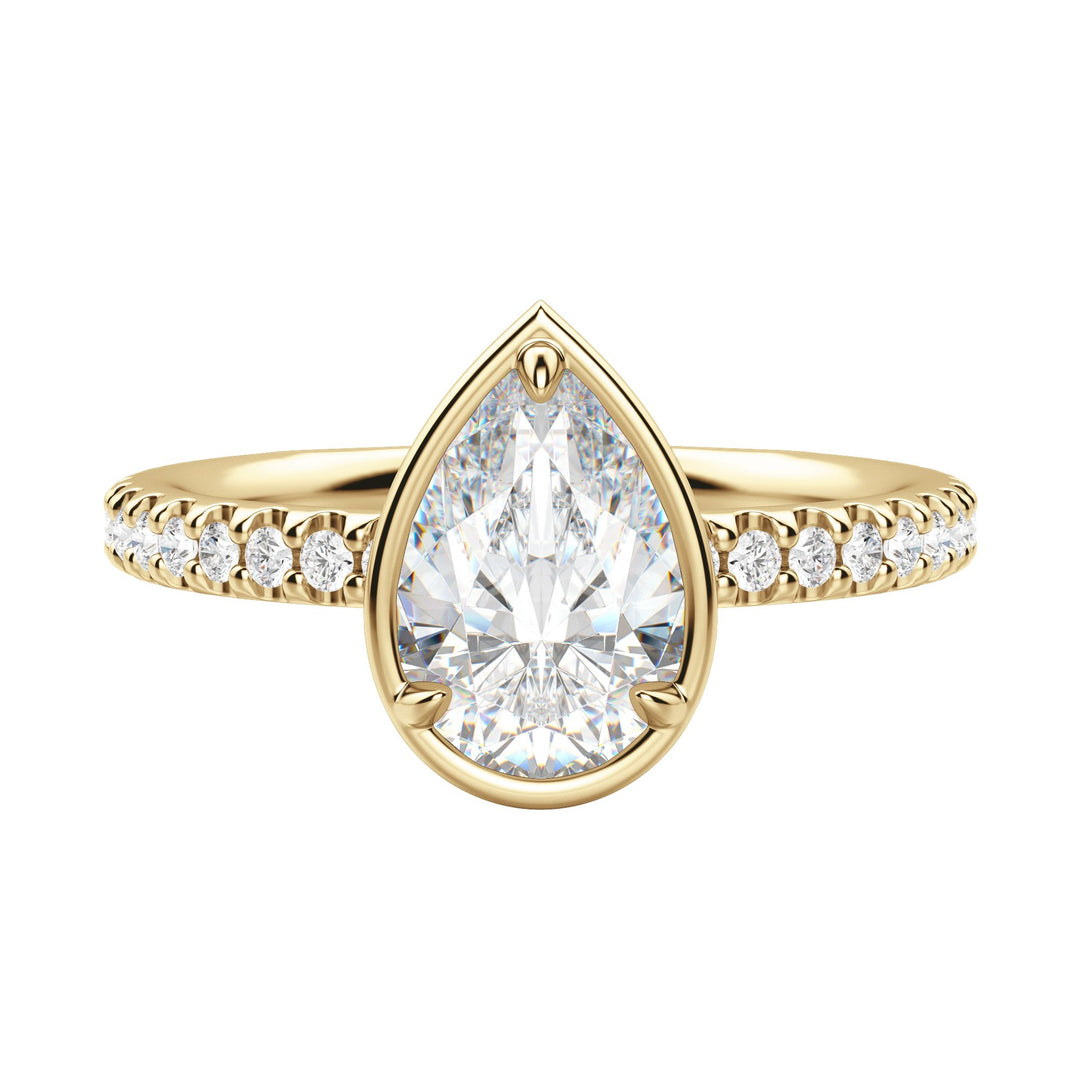 DAHL PEAR CUT MOISSANITE ENGAGEMENT RING