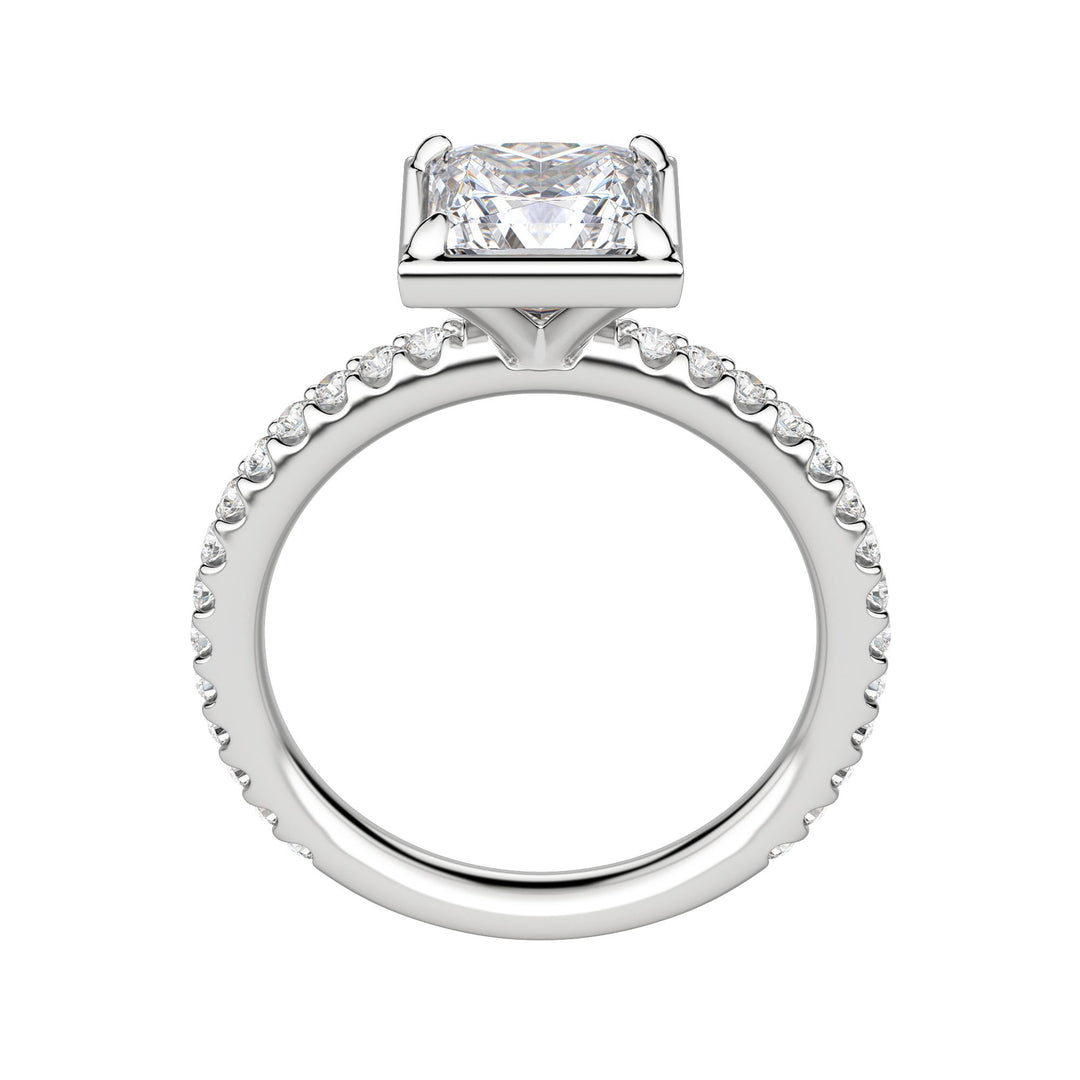 DAHL PRINCESS CUT MOISSANITE ENGAGEMENT RING