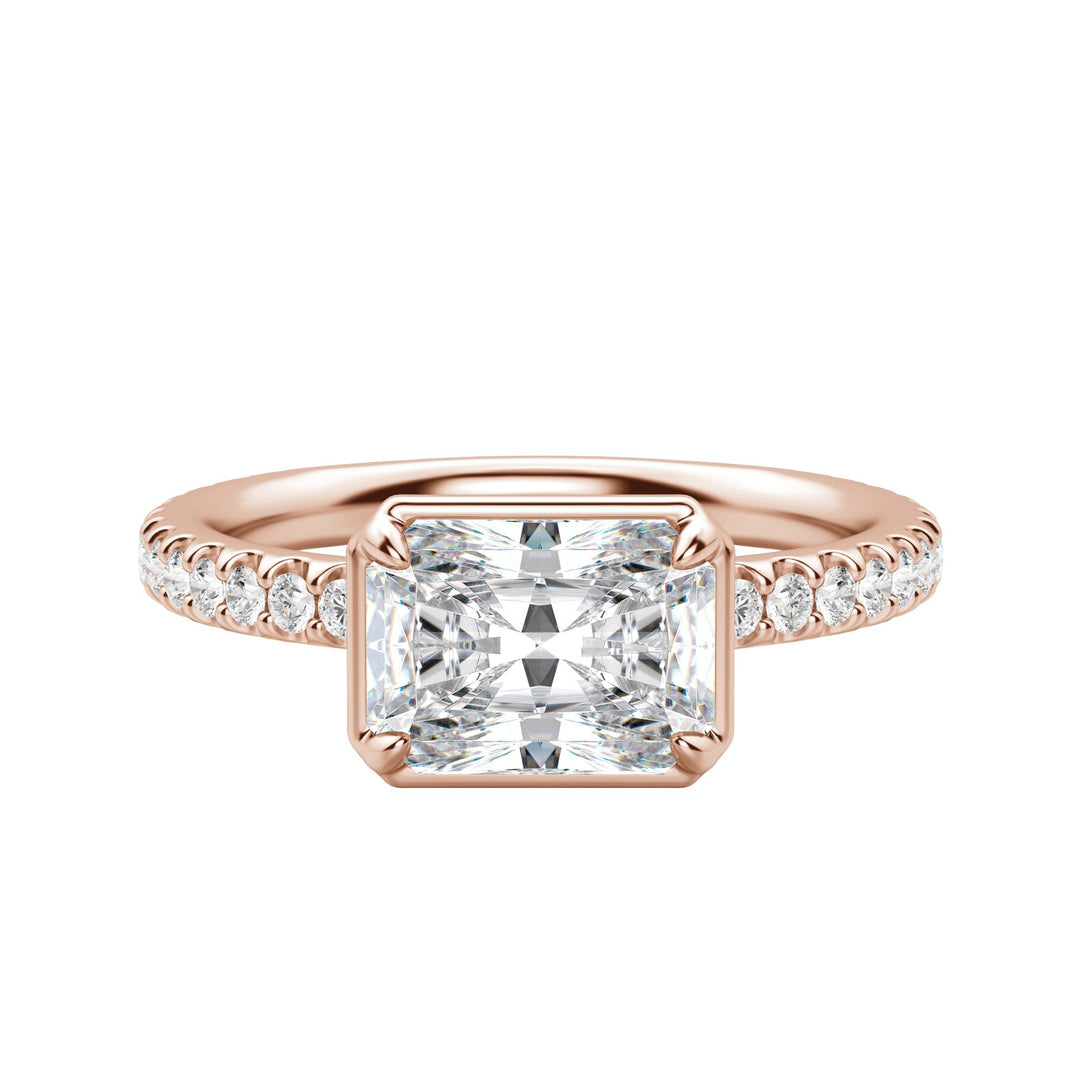 DAHL RADIANT CUT MOISSANITE ENGAGEMENT RING