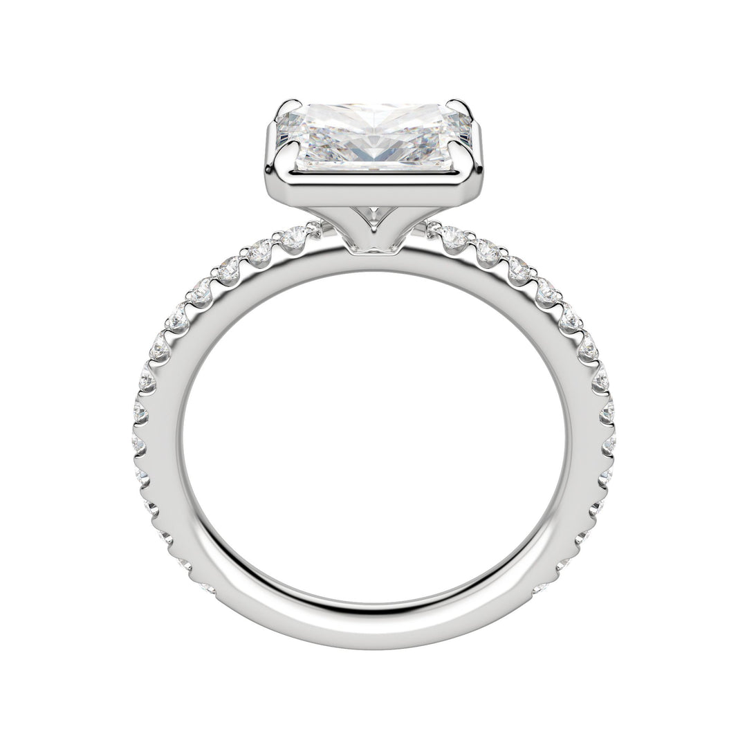 DAHL RADIANT CUT MOISSANITE ENGAGEMENT RING