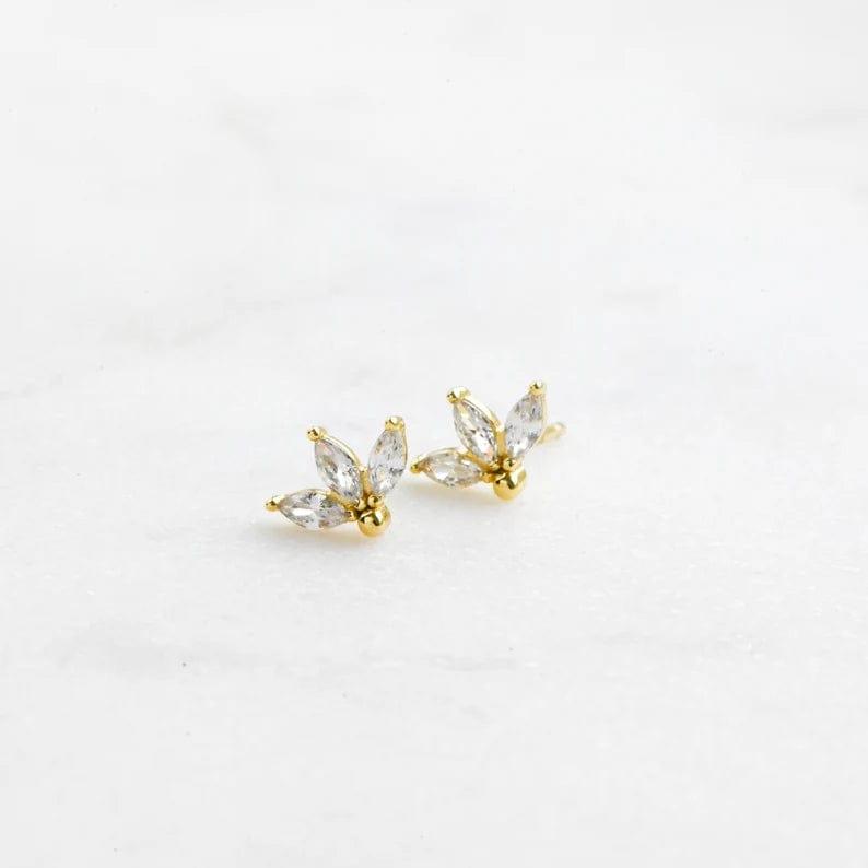 DAINTY MARQUISE CUT MOISSANITE EARRINGS FOR WOMEN