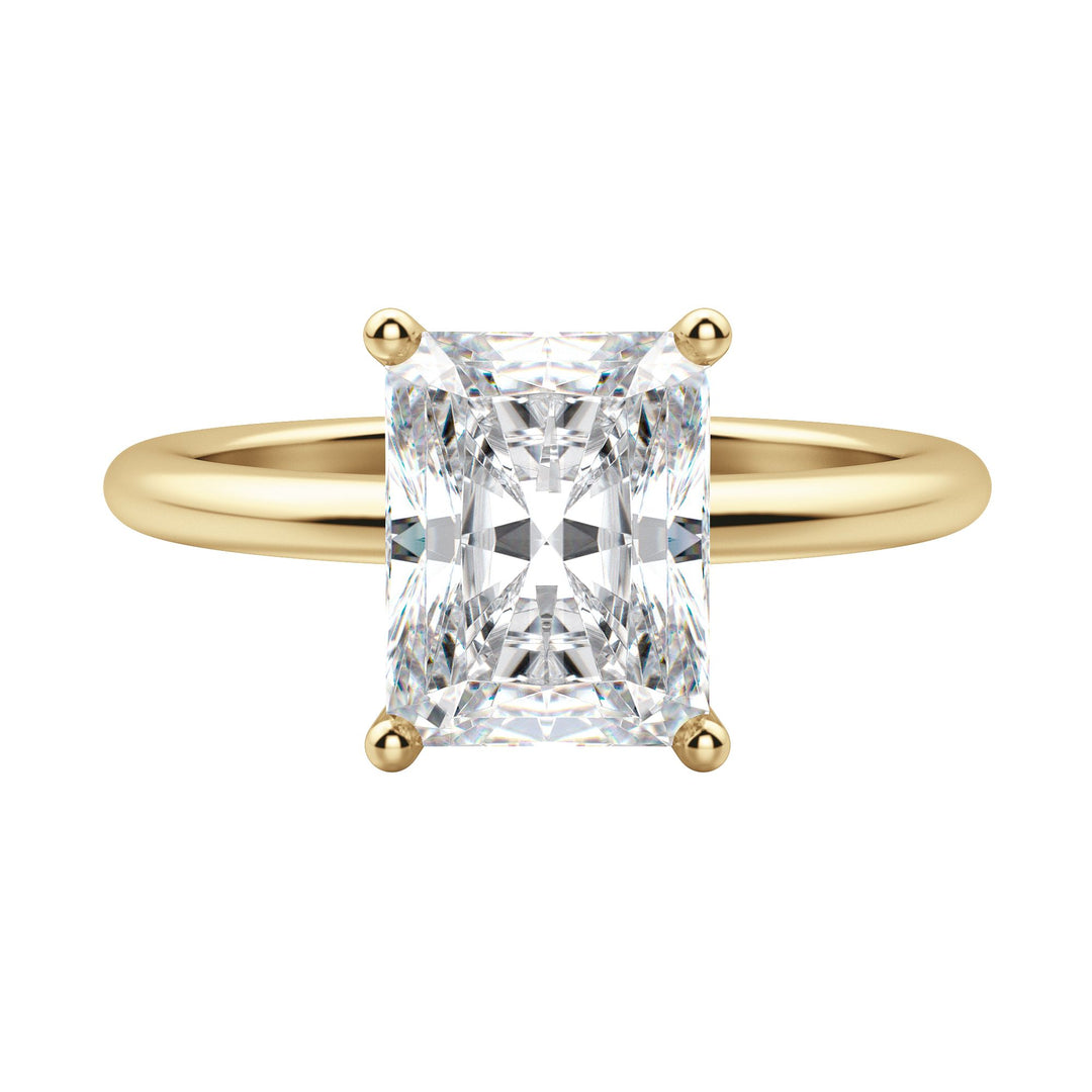 EAVE CLASSIC RADIANT CUT MOISSANITE ENGAGEMENT RING