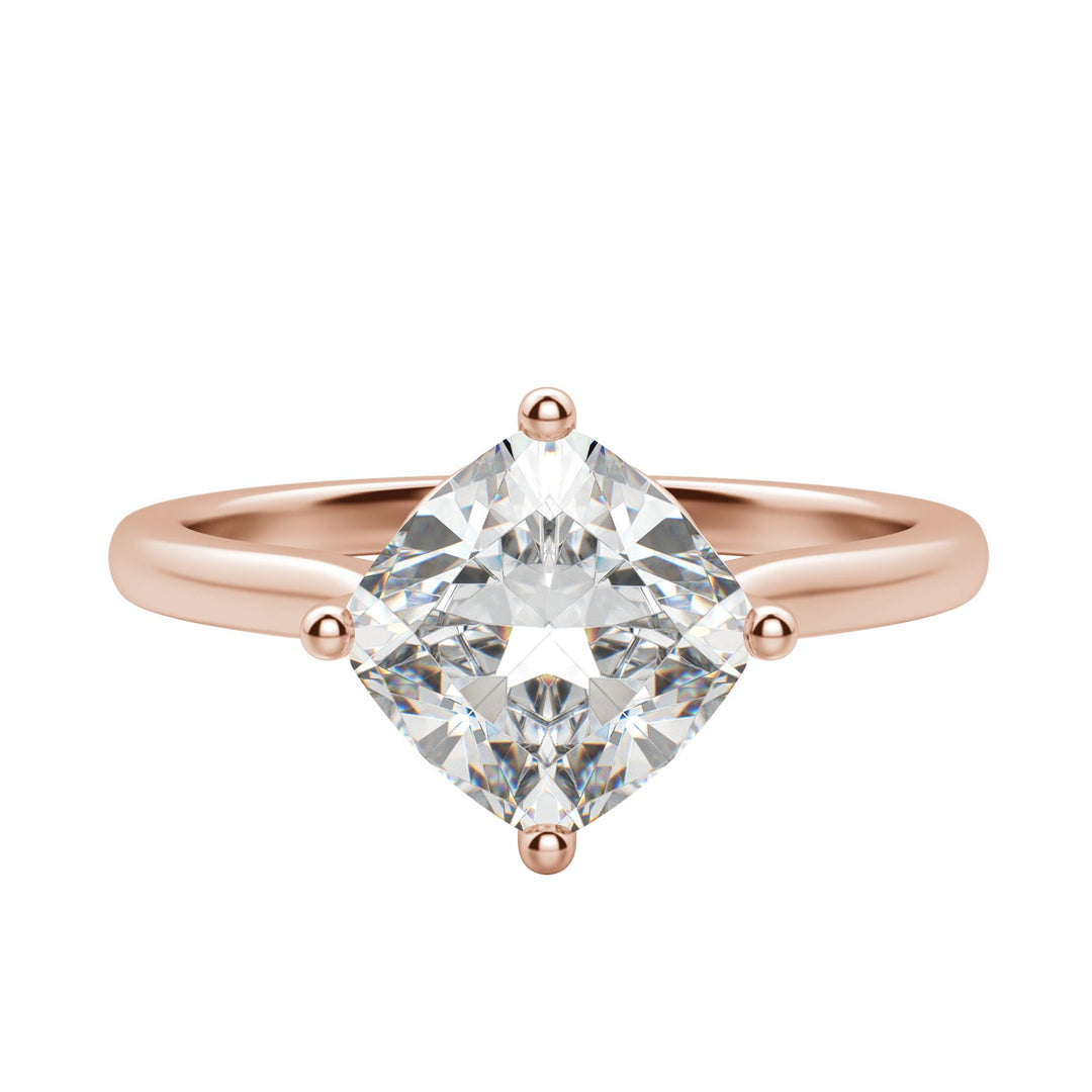 EAVE KITE CUSHION CUT MOISSANITE ENGAGEMENT RING