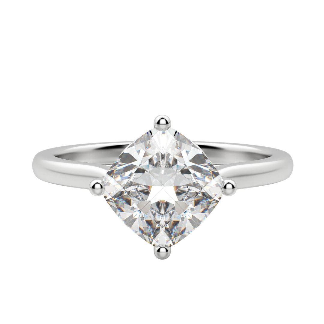 EAVE KITE CUSHION CUT MOISSANITE ENGAGEMENT RING