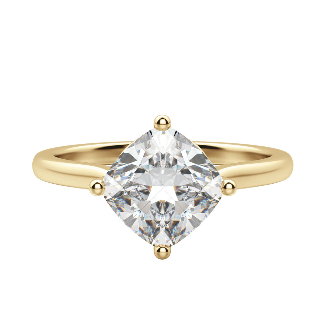 EAVE KITE CUSHION CUT MOISSANITE ENGAGEMENT RING