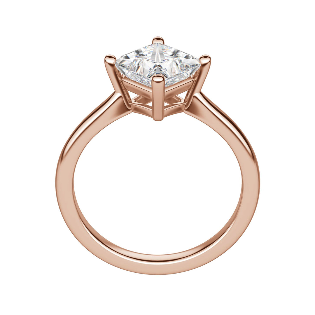 EAVE KITE PRINCESS CUT MOISSANITE ENGAGEMENT RING