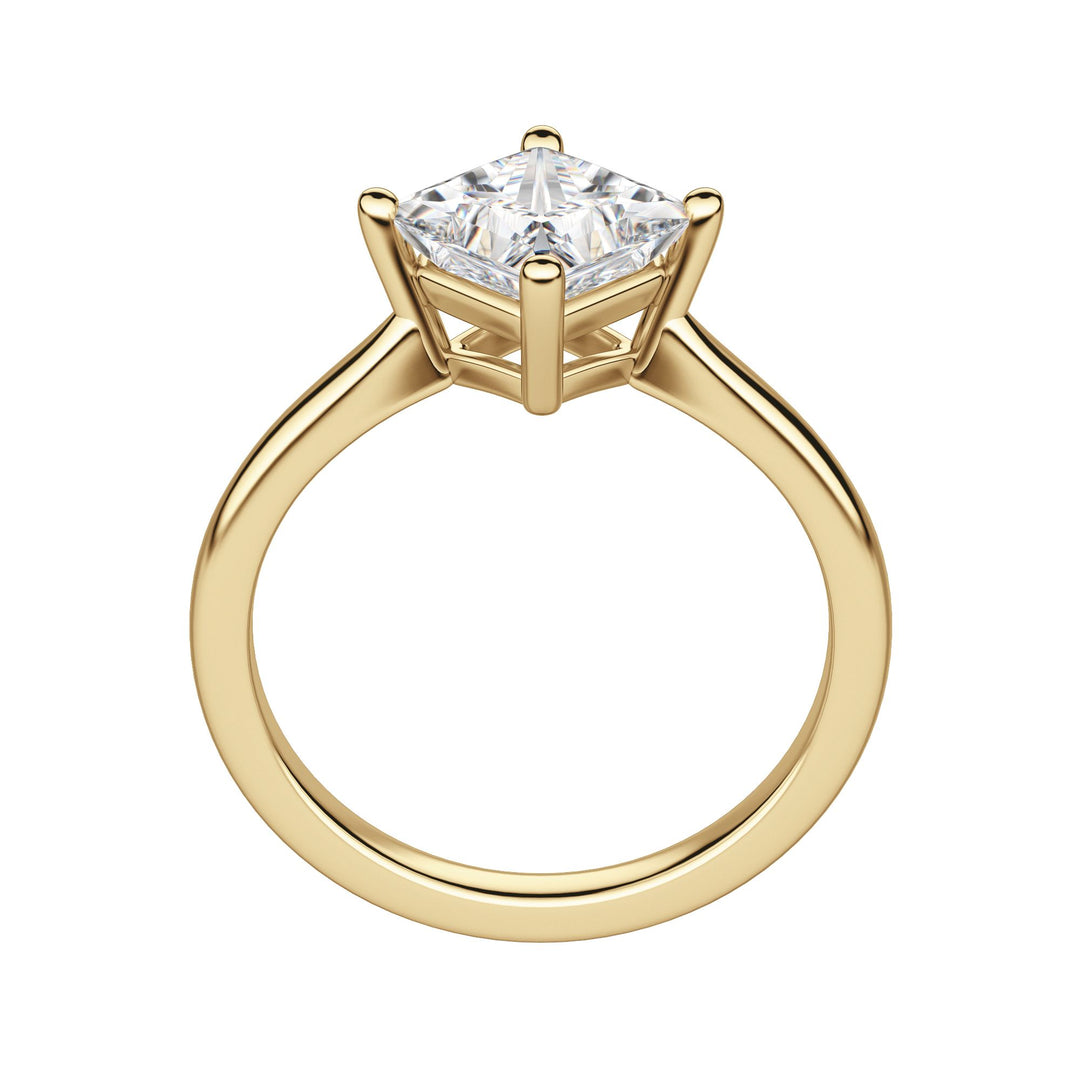 EAVE KITE PRINCESS CUT MOISSANITE ENGAGEMENT RING