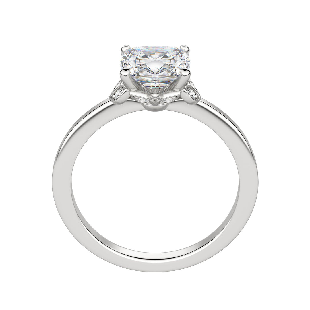 EDEN CUSHION CUT MOISSANITE ENGAGEMENT RING