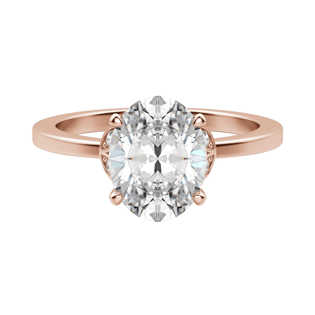 EDEN OVAL CUT MOISSANITE ENGAGEMENT RING